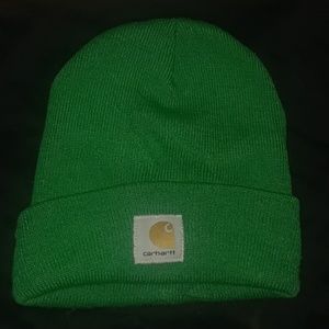 Green Carhartt beanie